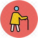 Alt Alter Frau Symbol