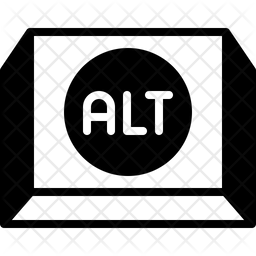 Alt Icon - Download in Glyph Style