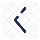 Alt Arrow Left Left Back Icon