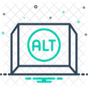 Alt Shortcut Key Code Icon