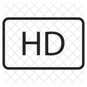 Alta Definicion Medios Calidad Icono