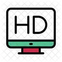 Hd Alta Definicion Pantalla Icono
