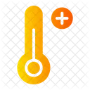 Alta Temperatura Termometro Leitor De Temperatura Ícone