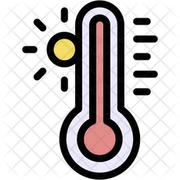 Alta temperatura  Icono