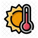 Alta temperatura  Icono