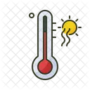 Alta temperatura  Icono