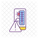 Seguridad Temperatura Clima Icono