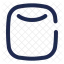 Altavoz inteligente minimalista  Icono