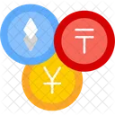 Altcoins Criptomonedas Alternativas Icono