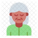 Alte Frau Senioren Avatar Icon