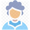 Alt Avatar Frau Symbol