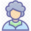 Alt Avatar Frau Symbol