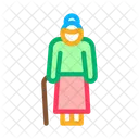 Alte Frau  Symbol