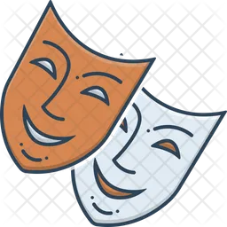 Alte Maske  Symbol