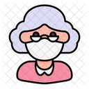 Alte Frau Avatar Frau Icon