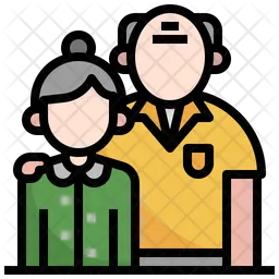 Älteres Paar  Symbol