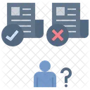 Alternative Fact Doubt Icon
