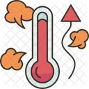 Alta Temperatura Quente Ícone