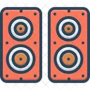 Alto Falante Sistema De Som Estereo Icon