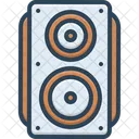 Alto Falante Musica Eletronico Icon