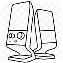 Alto Falantes Multimidia Dispositivo Ícone