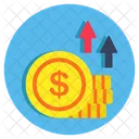 Alto Valor Del Dolar Inflacion Alto Valor Del Dinero Icono