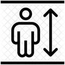 Altura Do Homem Verificacao Da Altura Do Homem Ajuste De Altura Ícone