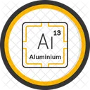 Aluminium Preodic Table Preodic Elements Icono