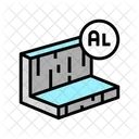 Aluminum Material  Icon