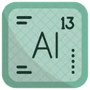 Alumunium Chemistry Periodic Table Icon