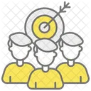 Grupo Alvo Alvo Equipe Ícone