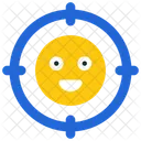 Emoji alvo  Ícone