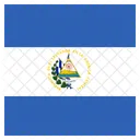 El Salvador Flagge Symbol