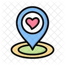 Ama Destino Pin Localizacao Ícone