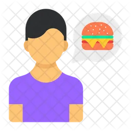 Amante de las hamburguesas  Icono