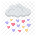 Amor Lluvia Amor San Valentin Icon