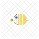 Pez Vector Amarillo Icon