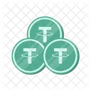 Tether Moeda Criptomoeda Ícone