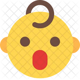 Amazed Baby Emoji Icon