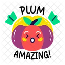 Amazing plum  Icon