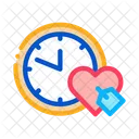 Clock Time Home Icon