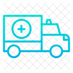 Ambulance Icon - Download in Gradient Style