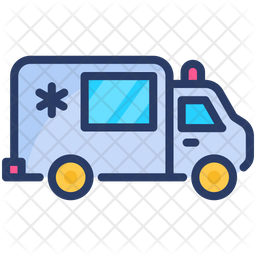 Ambulance Icon Outline Style Ambulance Icon