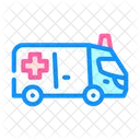 Ambulance Car Color Icon