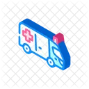 Ambulance Car Isometric Icon