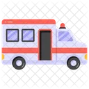 Emergency Van Ambulance Hospital Van Icon