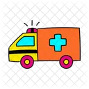 Vibrant Ambulance Illustration Ambulance Rescue Icon