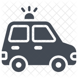 Ambulance Car Icon - Download in Glyph Style