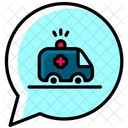 Ambulance Car Chat  Icon