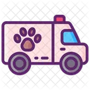 Ambulancia para mascotas  Icono